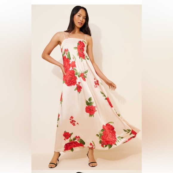 Free People Dresses & Skirts - NWT Free People Botanical Maxi Dress in Tea Combo